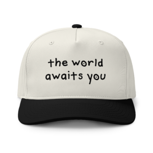 The World Awaits You Two-Tone Cap
