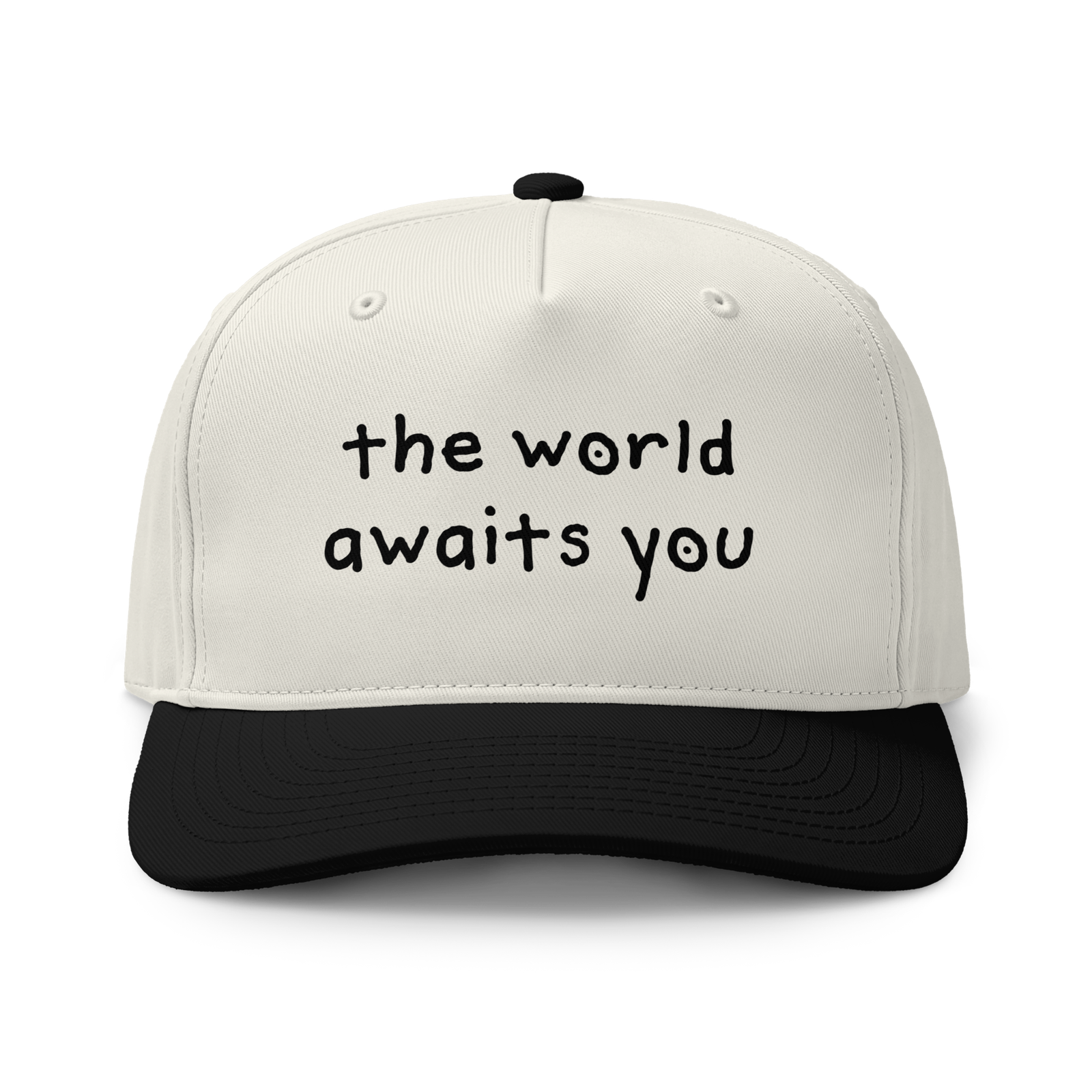 The World Awaits You Two-Tone Cap
